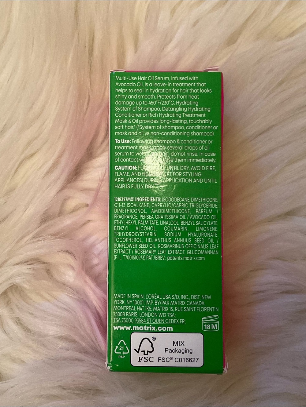 Matrix Food for Soft Multi-Use Hair Oil Serum - New in Box - 1.69 oz. - Picture 5 of 7